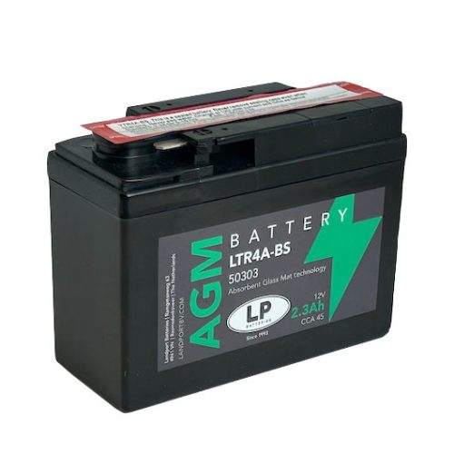 Landport AGM 2.3Ah 40A Jobb+ Motorakkumulátor (AGM-LTR4A-BS)