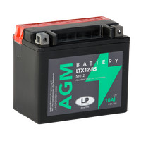 Landport AGM 10Ah 180A Bal+ Motorakkumulátor (AGM-LTX12-BS)