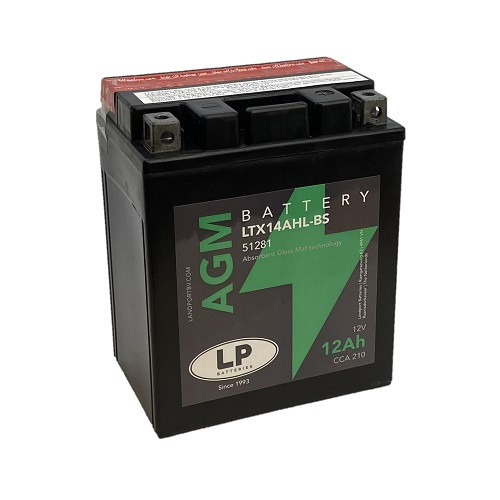 Landport AGM 12Ah 210A Bal+ Motorakkumulátor (AGM-LTX14AHL-BS)