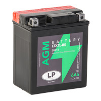 Landport AGM 6Ah 100A Jobb+ Motorakkumulátor (AGM-LTX7L-BS)