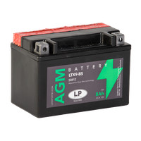 Landport AGM 8Ah 135A Bal+ Motorakkumulátor (AGM-LTX9-BS)