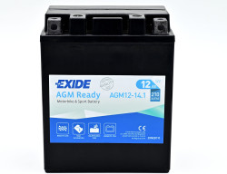 Exide AGM 12Ah 210A Bal+ Motorakkumulátor (AGM12-14-1)