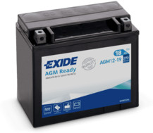 Exide AGM Ready 18Ah 270A Jobb+ Motorakkumulátor (AGM12-19)