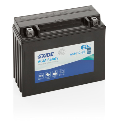 Exide AGM Ready 21Ah 350A Jobb+ Motorakkumulátor (AGM12-23)