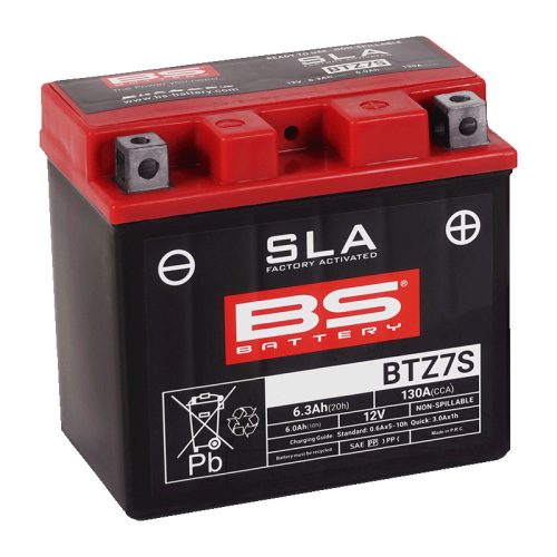 BS Battery SLA 21.1Ah 320A Bal+ Motorakkumulátor (BS-BTZ7S)