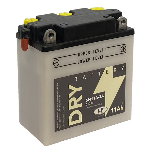 Landport DRY 11Ah 80A Jobb+ Motorakkumulátor (DRY-6N11A-3A)