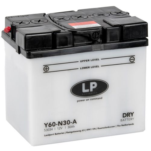 Landport DRY 30Ah 300A Bal+ Motorakkumulátor (DRY-L60-N30-A)