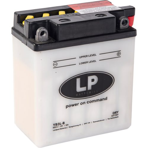 Landport DRY 3Ah 30A Jobb+ Motorakkumulátor (DRY-LB3L-B)