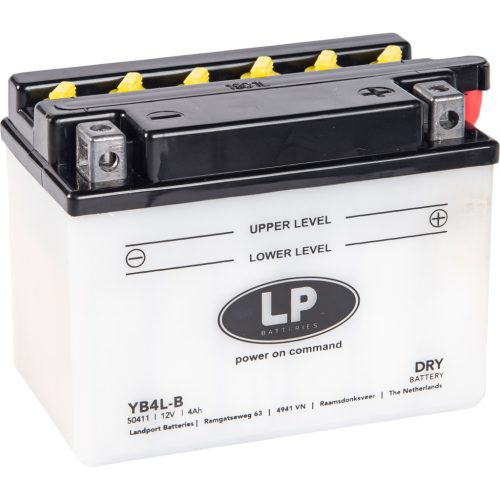 Landport DRY 4Ah 50A Jobb+ Motorakkumulátor (DRY-LB4L-B)