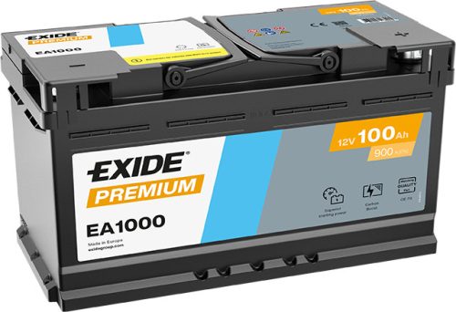 Exide Premium 100Ah 900A Jobb+ Akkumulátor (EA1000)