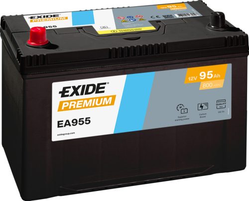 Exide Premium 95Ah 800A Bal+ Akkumulátor (EA955)
