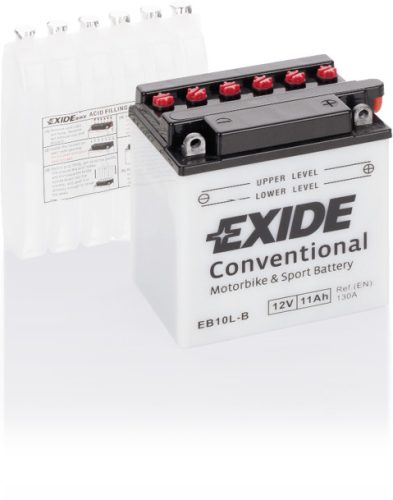 Exide Conventional 10Ah 130A Jobb+ Motorakkumulátor (EB10L-B)