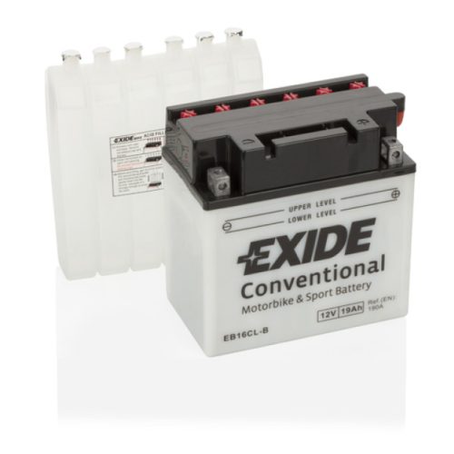 Exide Conventional 19Ah 175A Jobb+ Motorakkumulátor (EB16CL-B)