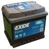 Exide Excell 44Ah 420A Jobb+ Akkumulátor (EB442)
