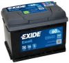 Exide Excell 60Ah 540A Jobb+ Akkumulátor (EB602)