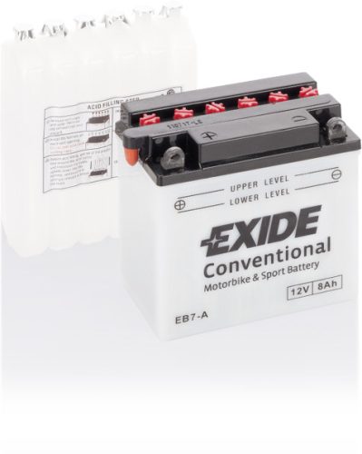 Exide Conventional 8Ah 85A Bal+ Motorakkumulátor (EB7-A)