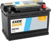Exide Excell 74Ah 680A Jobb+ Akkumulátor (EB740)