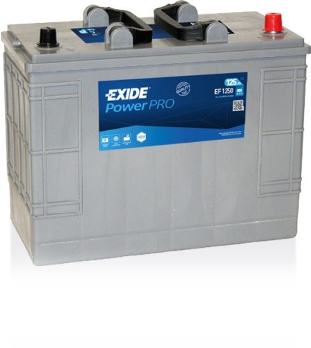 Exide Power Pro 125Ah 850A Jobb+ Akkumulátor (EF1250)