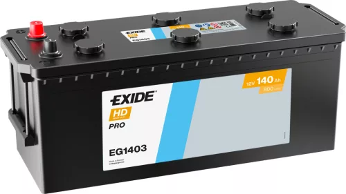 Exide HD Pro 140Ah 800A Bal+ Akkumulátor (EG1403)
