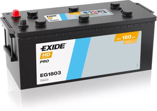 Exide HD Pro 180Ah 1000A Bal+ Akkumulátor (EG1803)