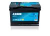 Exide AGM 62Ah 680A Jobb+ Akkumulátor (EK620)