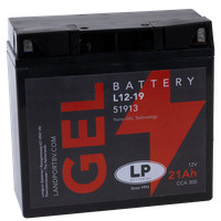 Landport GEL 21Ah 255A Jobb+ Motorakkumulátor (GEL-L12-19)