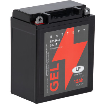 Landport GEL 12Ah 170A Bal+ Motorakkumulátor (GEL-LB12A-4)