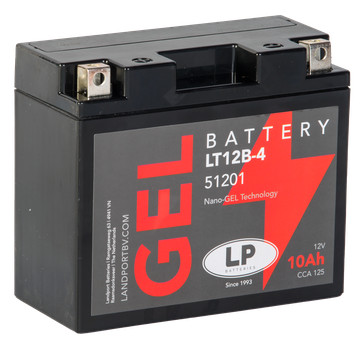 Landport GEL 10Ah 175A Bal+ Motorakkumulátor (GEL-LT12B-4)