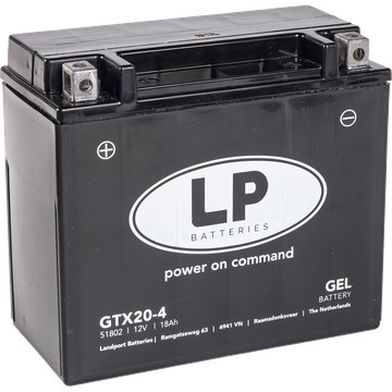 Landport GEL 18Ah 250A Bal+ Motorakkumulátor (GEL-LTX20-4)