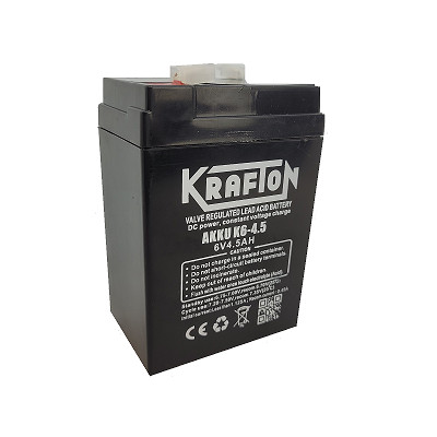 Krafton VRLA 4.5Ah Bal+ Akkumulátor (K6-4-5)