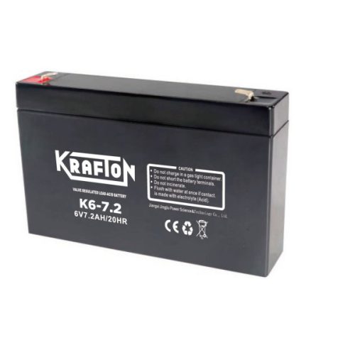 Krafton VRLA 7.2Ah Bal+ Akkumulátor (K6-7-2)