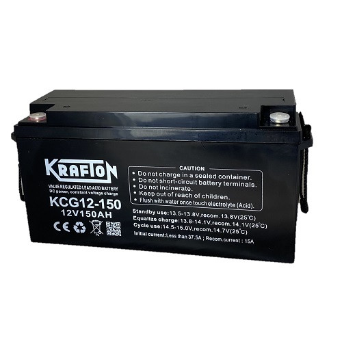 Krafton AGM GEL 150Ah Bal+ Akkumulátor (KCG12-150)