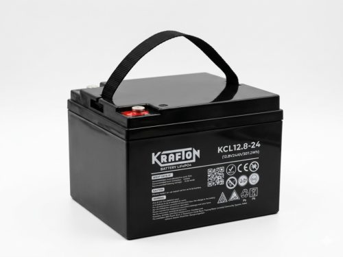 Krafton Lítium LiFePO4 24Ah Bal+ Akkumulátor (KCL12-8-24)