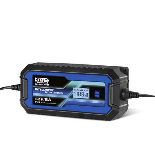 Krafton akkumulátortöltő 12V 8A