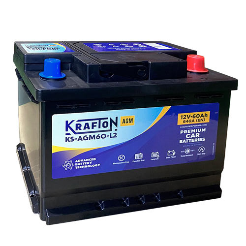 Krafton AGM 60Ah 640A Jobb+ Akkumulátor (KS-AGM60-L2)