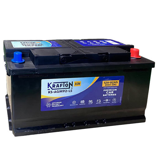 Krafton AGM 92Ah 850A Jobb+ Akkumulátor (KS-AGM92-L5)