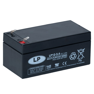 Landport VRLA 3.4Ah Jobb+ Akkumulátor (LP12-3-4)