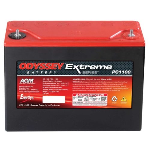 Odyssey Extreme 45Ah 500A Jobb+ Motorakkumulátor (PC1100)