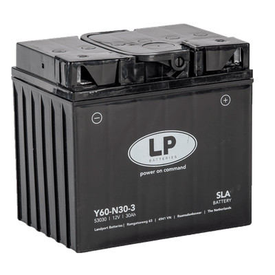 Landport SLA 30Ah 300A Jobb+ Motorakkumulátor (SLA-L60-N30-3)