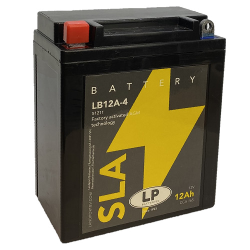 Landport SLA 12Ah 165A Bal+ Motorakkumulátor (SLA-LB12A-4)