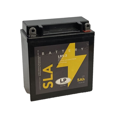 Landport SLA 5Ah 65A Jobb+ Motorakkumulátor (SLA-LB5-3)