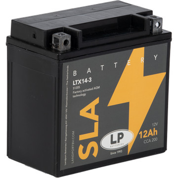 Landport SLA 12Ah 200A Bal+ Motorakkumulátor (SLA-LTX14-3)