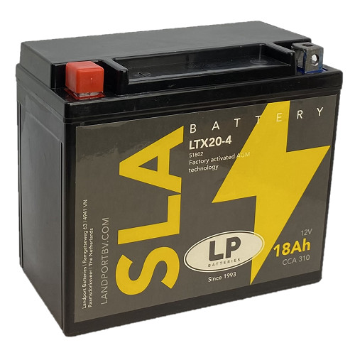 Landport SLA 18Ah 310A Bal+ Motorakkumulátor (SLA-LTX20-4)