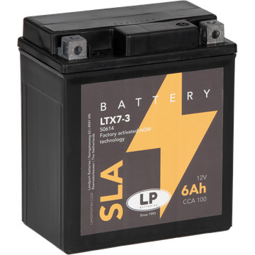Landport SLA 6Ah 100A Jobb+ Motorakkumulátor (SLA-LTX7-3)