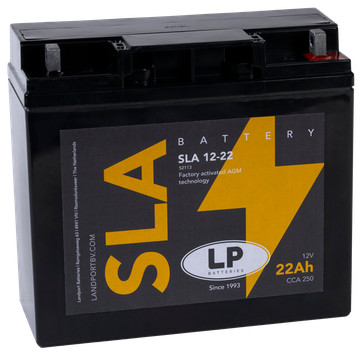 Landport SLA 22Ah 250A Jobb+ Motorakkumulátor (SLA-SLA12-22)