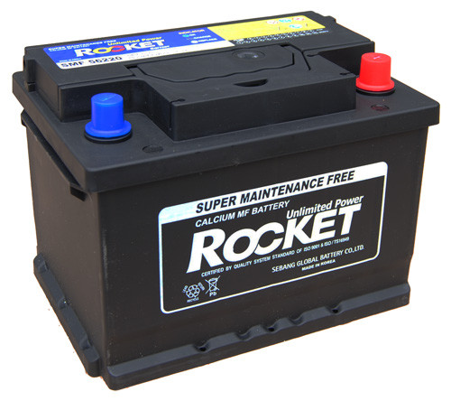 Rocket SLI 62Ah 540A Jobb+ Akkumulátor (SMF56220)