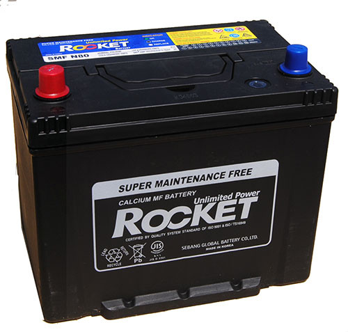 Rocket SLI 80Ah 680A Bal+ Akkumulátor (SMFN80)