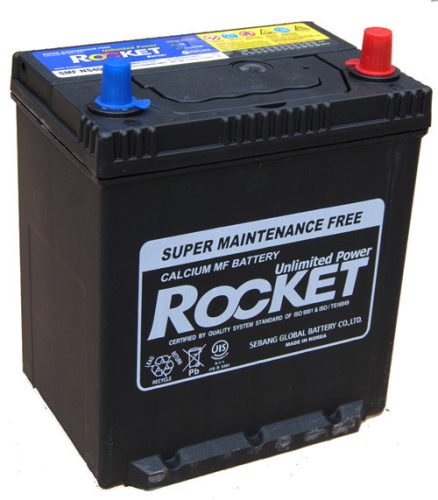 Rocket SLI 35Ah 300A Jobb+ Akkumulátor (SMFNS40ENL)