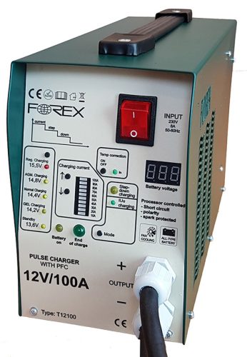 Akkumulátortöltő 12V 100A