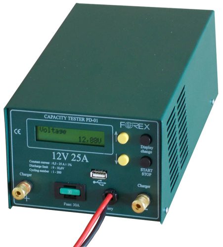 Proc. kapacitásmérő 12V 25A,pendrive